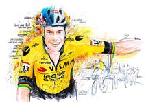 Wout van Aert, Visma-Lease a bike, gewinnt in Benidorm das Cyclecross Weltcup Rennen 2024.jpg