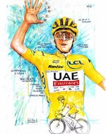 Der Giro d'Italia Sieger 2024 und Tour de France Sieger 2020 und 2021Tadej Pogacar, UAE Team E...jpg